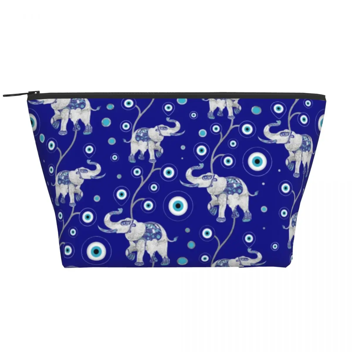 

Evil Eye Elephant Zipper Storage Organizers Good Luck Amulet Multi-purpose Makeup Pouch Daily Woman Cosmetic Bags