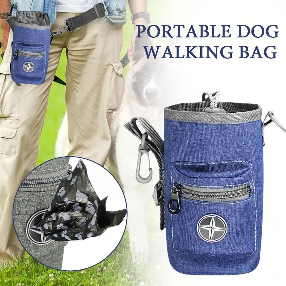 

Portable Dog Treat Bag For Training Dog Walking Bag With Poop Bag Organizer Dog Treat Pouch Waist Bag Pet Snack Reward Pock U0Q4