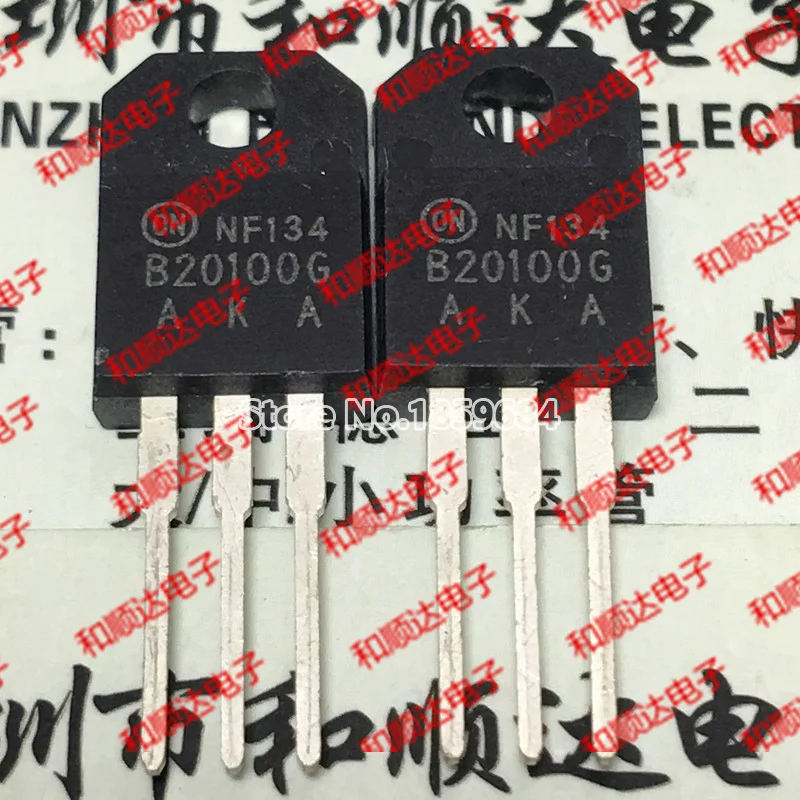 

B20100G MBRF20100CTG TO-220F 100V