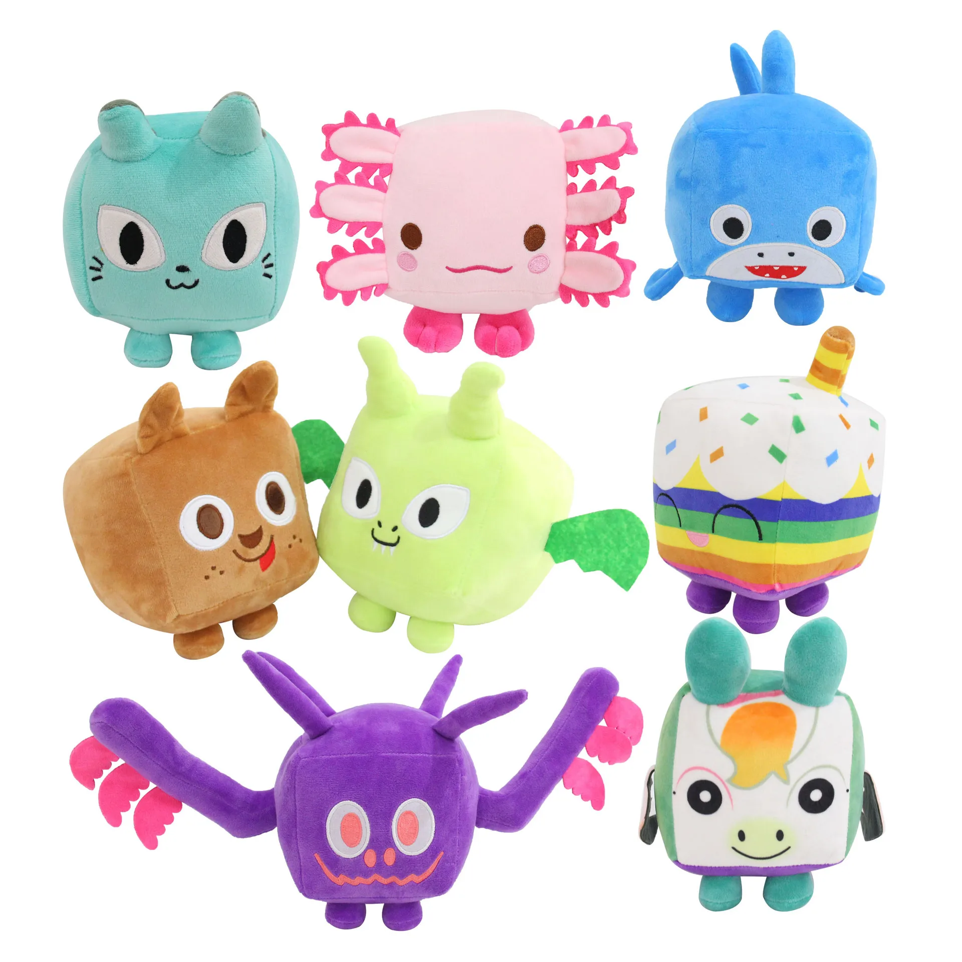 

14cm Lovely Cartoon Animal Filling Toy Pet Simulator X Cat Plushies big games cat plush Toys Cat Stuffed Doll Plushies Kids Gift