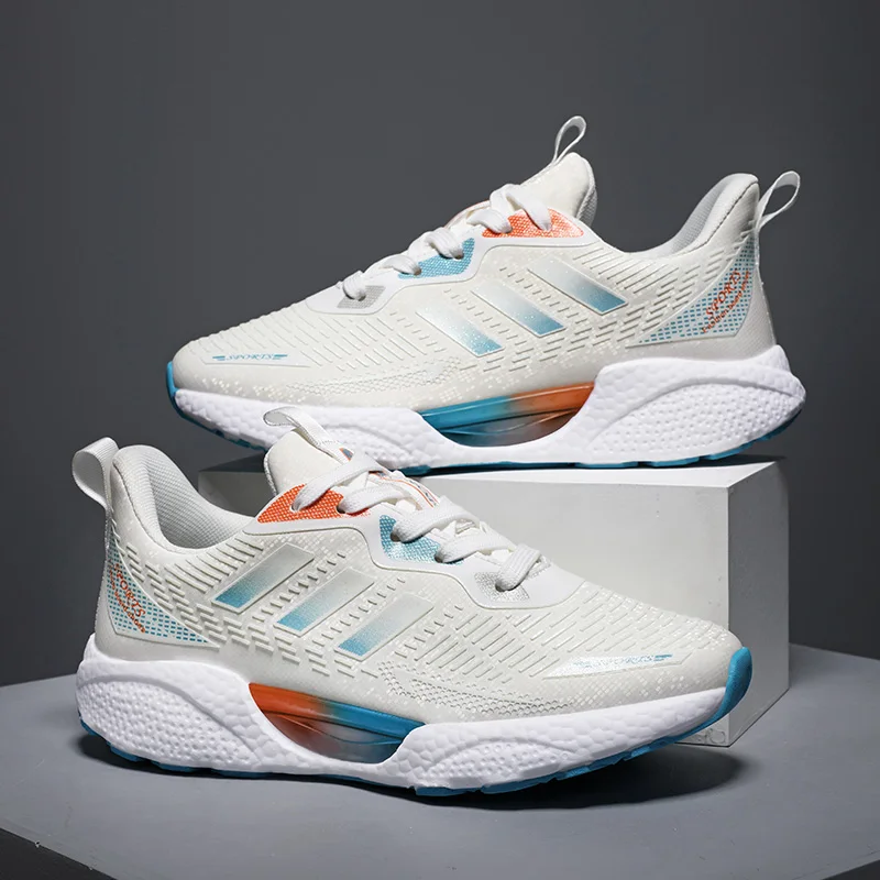 

New 2022 Men Running Shoes Breathable Outdoor Sports Shoes Lightweight Sneakers for Women Comfortable Athletic Training Footwear