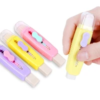 1 pcs retractable rubber harness brush for pupils creative push pull eraser