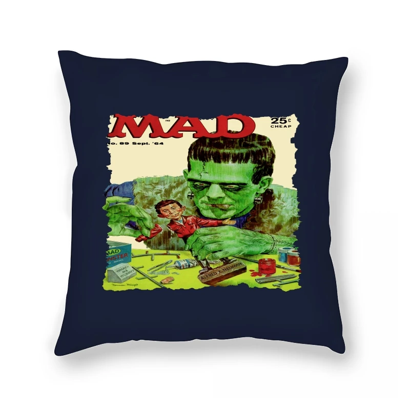 

Коллекция 1964 года, обложка журнала Mad Frankenstein, впитывающая наволочка с американским флагом Автомобиль Подставка