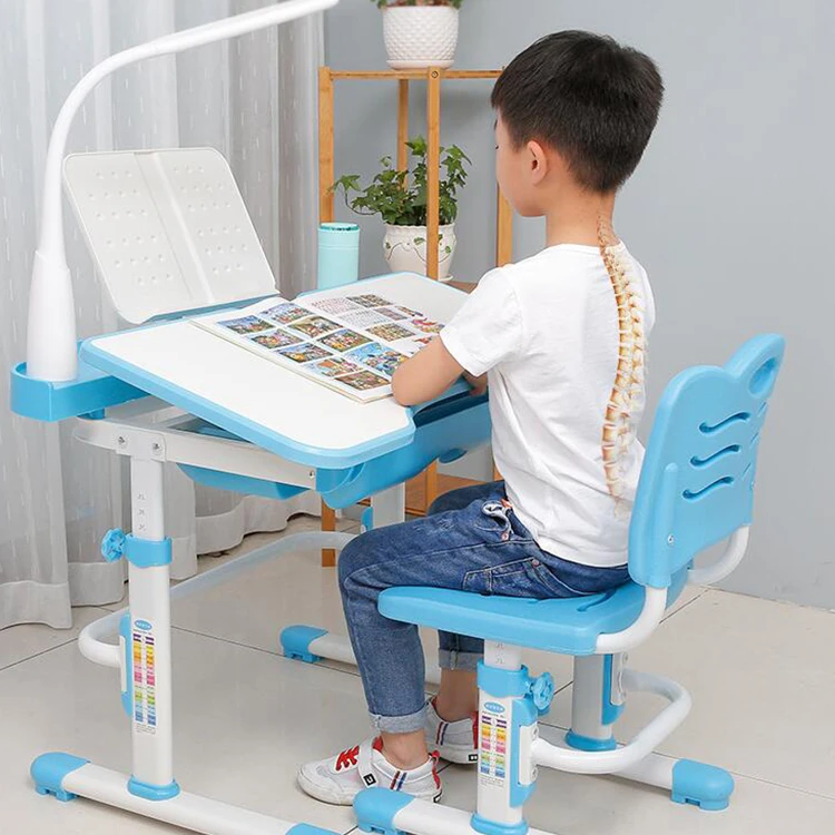 

Kids Study Table Furniture with Led Children Study Table and Chair Set for Kids Adjustable