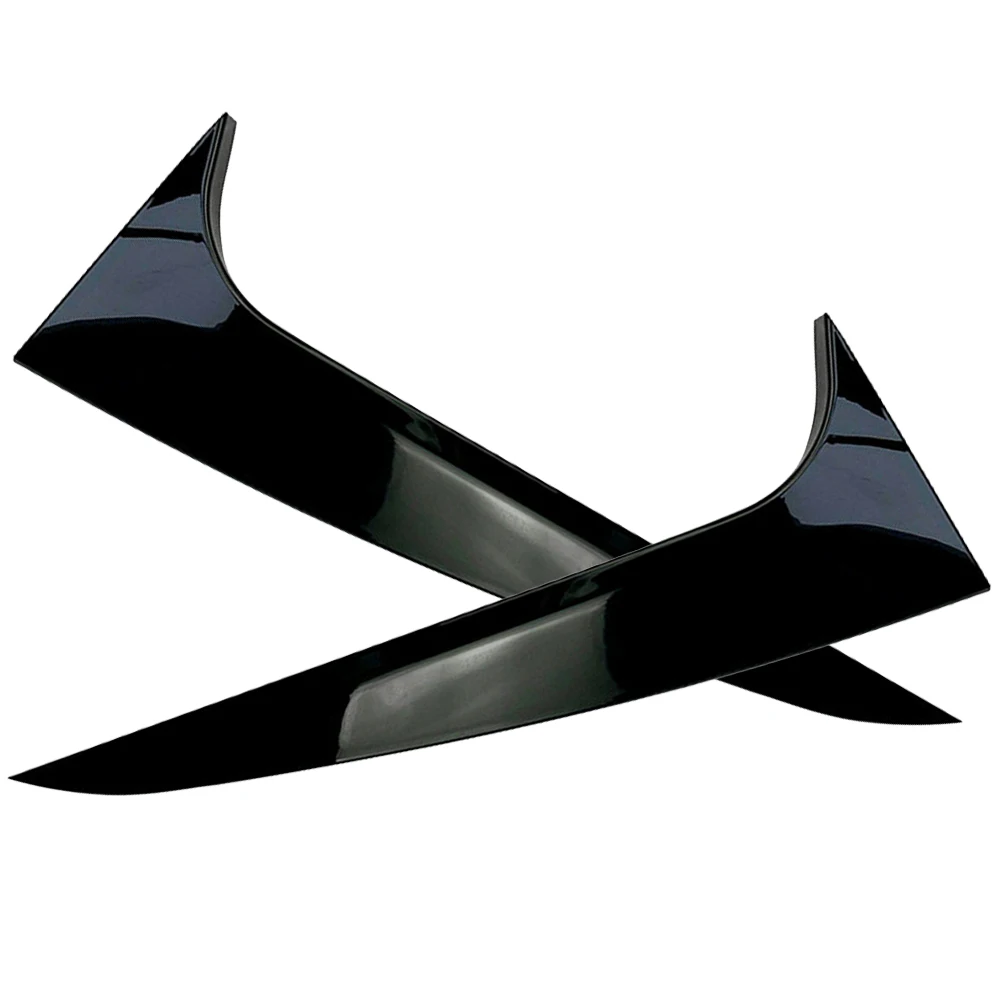 Глянцевый черный спойлер на заднее окно автомобиля из АБС-пластика боковое крыло