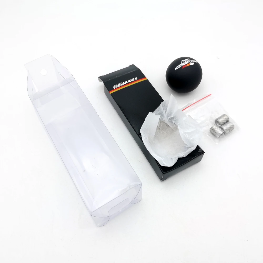 Черно-белая универсальная полимерная ручка переключения передач для автомобиля