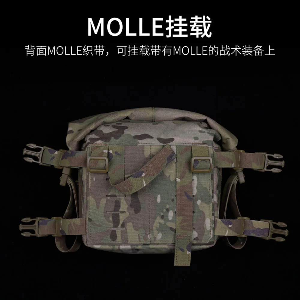 Тактический пакет расширения Molle сумка для хранения большой емкости нагрудной