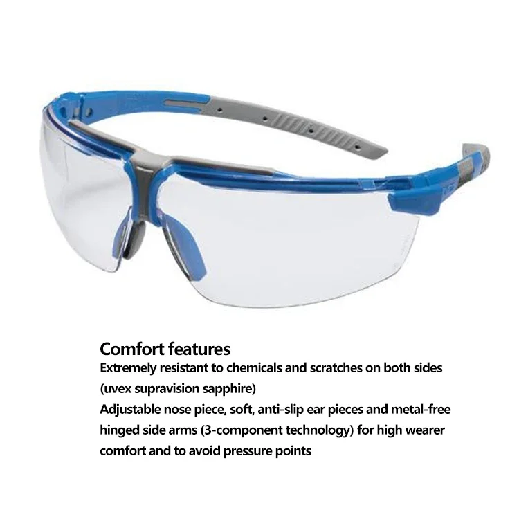 Увекс И-3 С 9190065 Lentes De Seguridad Защита труда Химические устойчивые к царапинам