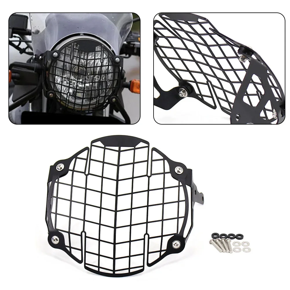 

For Himalayan 2016-2021 Headlight Grille Black Stainless Steel High-quality Black Motorcycle Headlight Grille Accessories