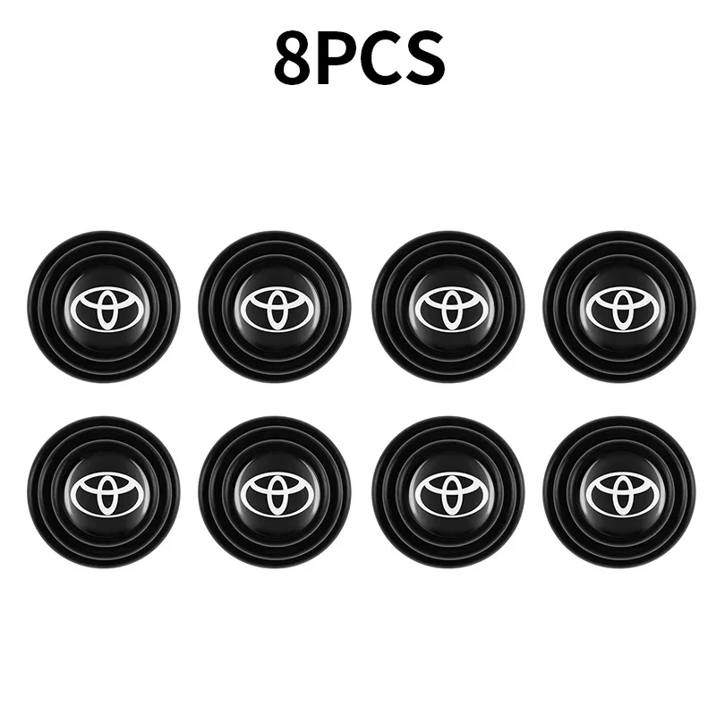 

Для Toyota Yaris Corolla Chr Rav4 Hilux Avensis Auris двери автомобиля, анти-столкновение, силиконовая накладка, прокладка амортизатора, буферные наклейки