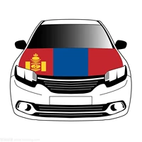 mongolia flags car hood cover 3 3x5ft 100polyestercar bonnet banner