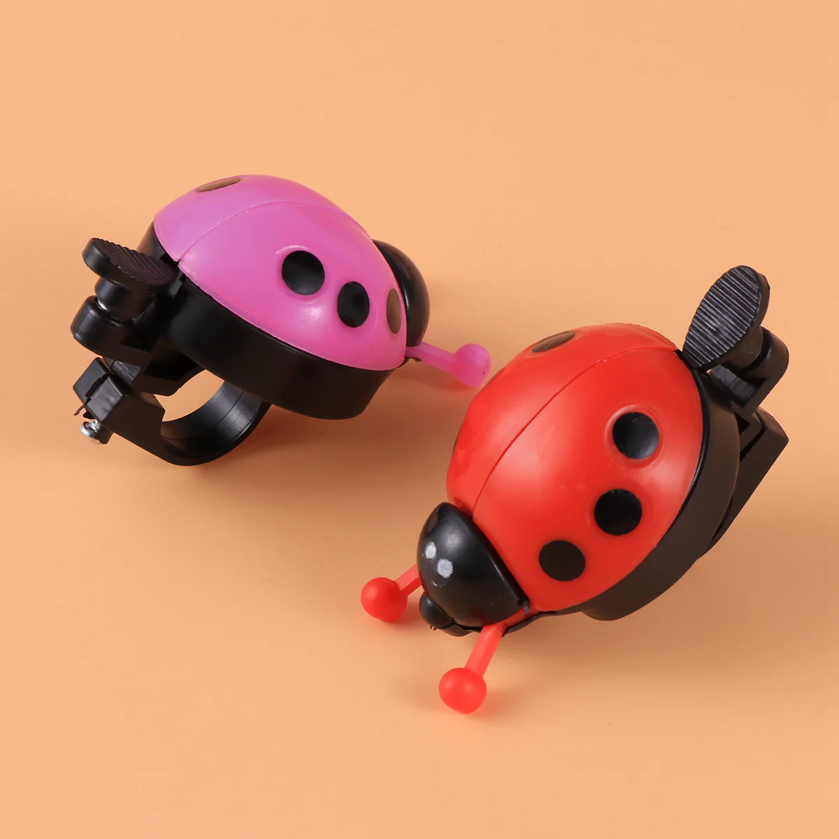 

Bike Bell Bell Bike Ringer Bell Ladybug Shape Bike Warning Bell for Children Bikes Red