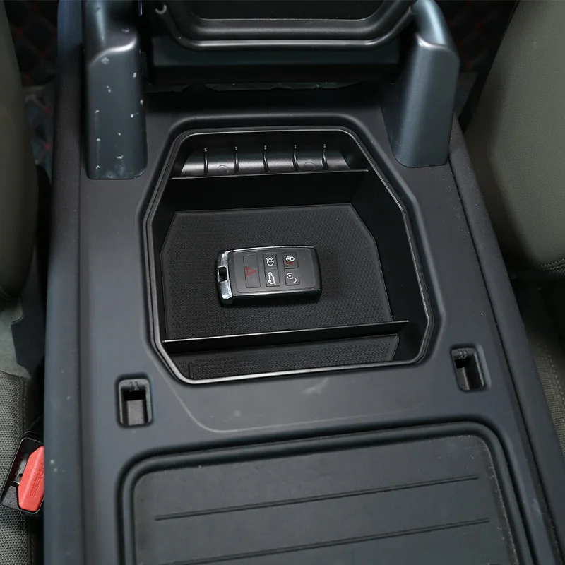 НОВИНКА!!! Черный ABS для Land Rover Defender 110 2020 внутренний подлокотник автомобиля ящик