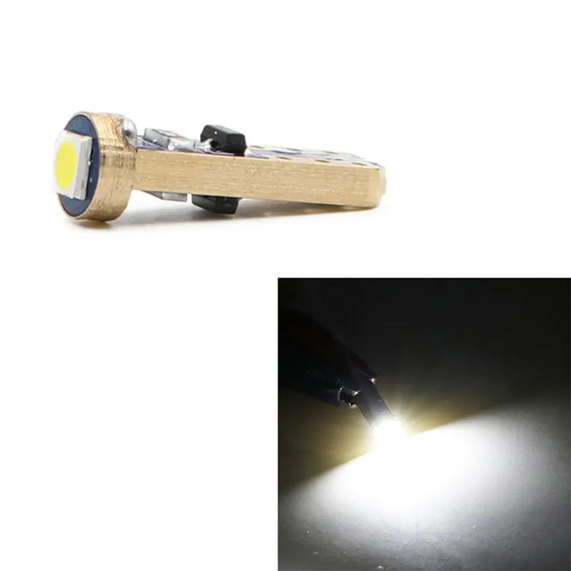 10X T5 OSRAM 3030 Canbus 37 70 73 74 W5W LED 1SMD белая лампа приборной панели 12 В |