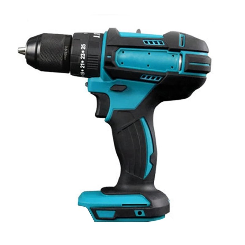 

1 PCS Electric Screwdriver Electric Hammer Drill Power Tool 13Mm 20+3 Torque Hammer Drill For Makita 21V Battery