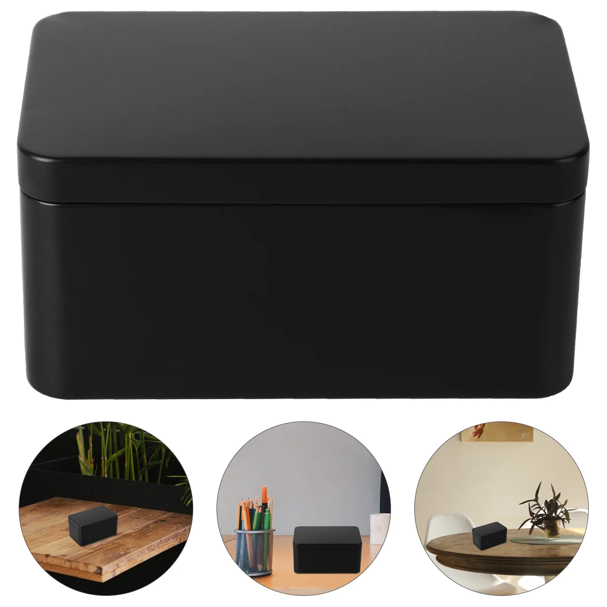 Железная коробка для хранения чая контейнер конфет и листьев мяты домашний