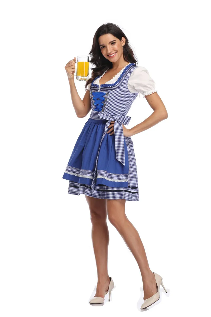 Традиционные баварские платья Октоберфест немецкий пивной костюм женское