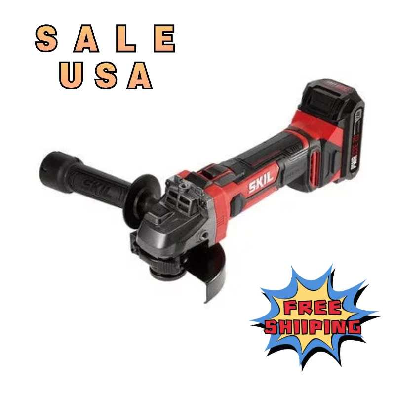 

SKIL Power Core 20™ 20V 4-1/2-Inch Cordless Angle Grinder AG290202