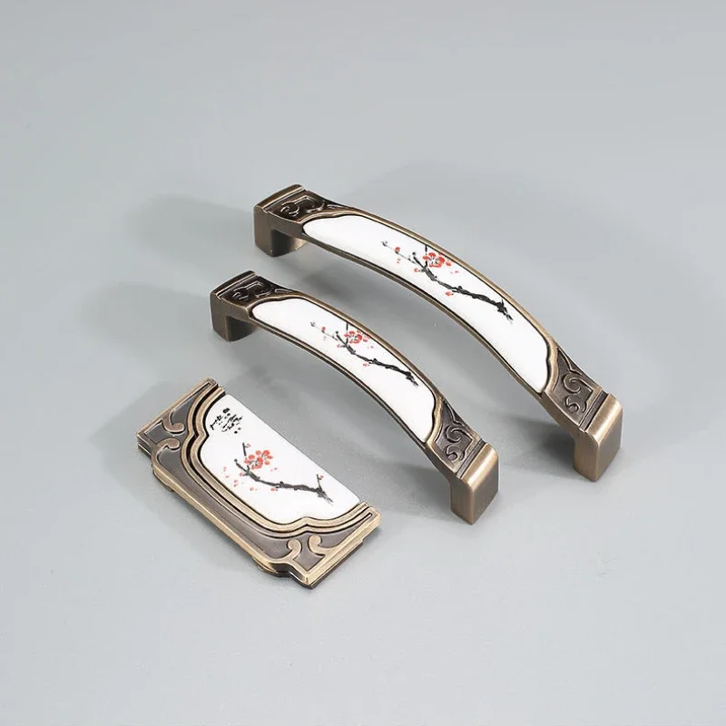 Античная винтажная кухонная мебель ручка для шкафа из цинкового сплава