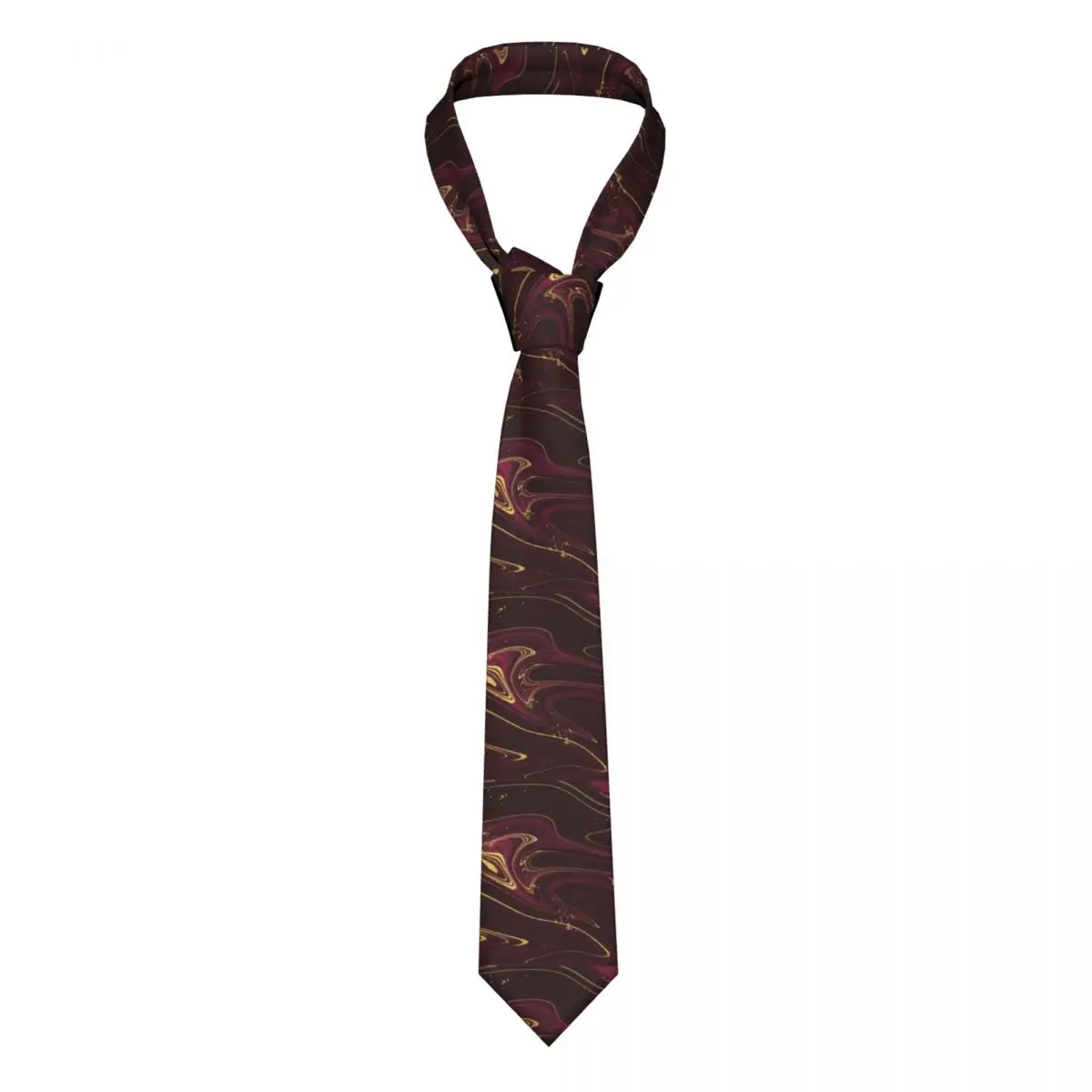 

Abstract Print Tie Marble Tie-Dye Shirt Vintage Neck Ties Party 8CM Accessories For Men Cravat