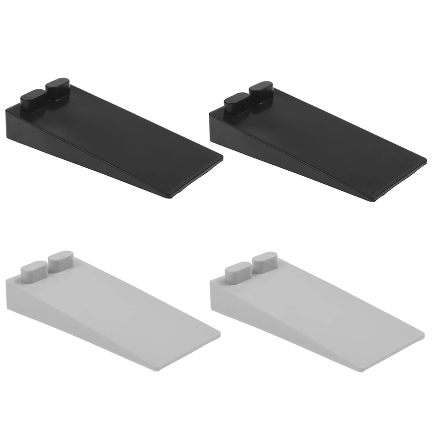 

Door Stopper Rubber Wedge - Sturdy And Stackable Door Stoppers - Slip-Resistant Rubber Door Stop Works On All Floor Surfaces