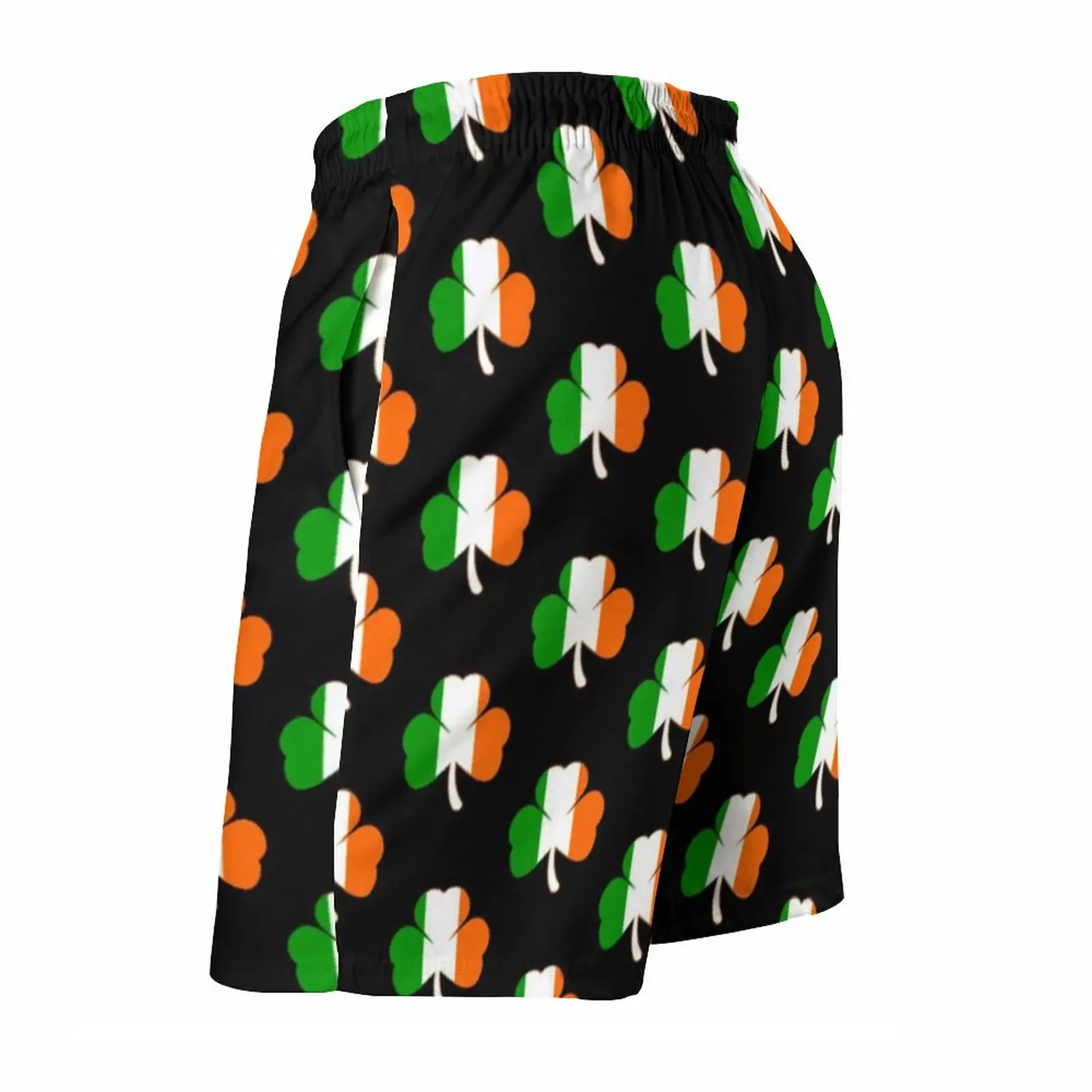 Веселый день пафокусов шорты для доски забавные пляжные Shamrock мужские
