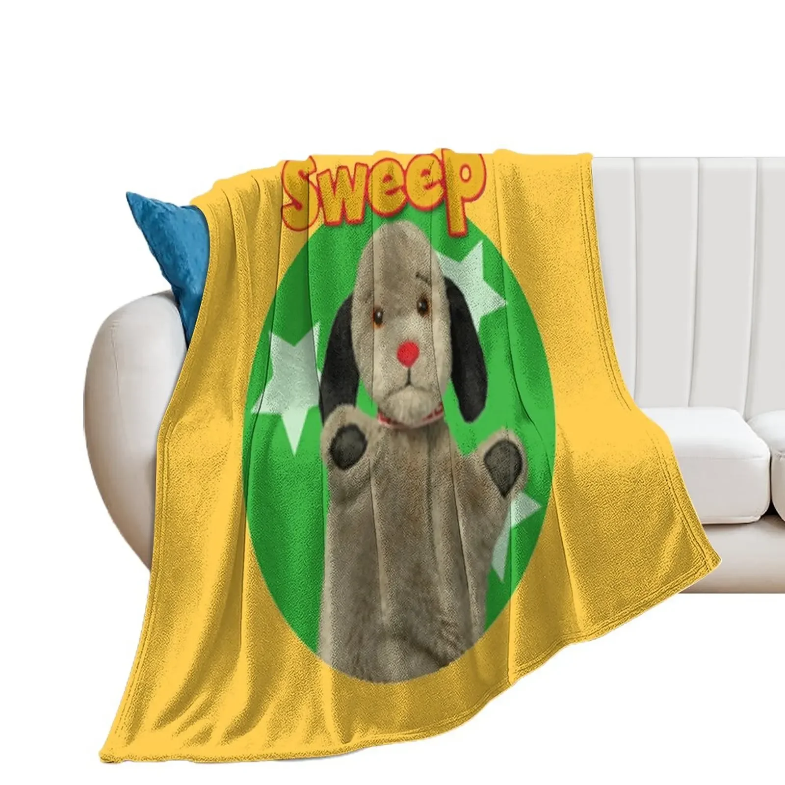 Sooty и подметание одеяло винтажные одеяла для дивана кровати