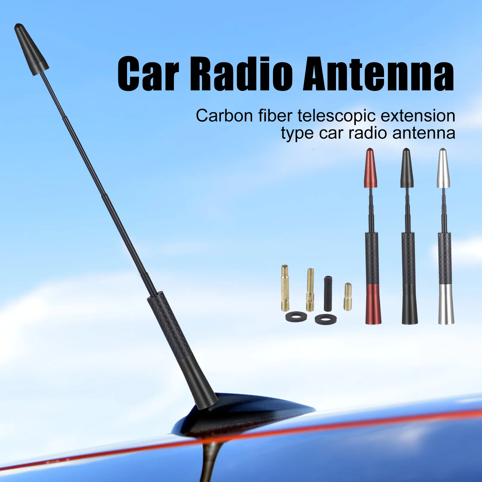 

Car AM/ FM Antenna Off-Road Car Stereo Radio Antenna Waterproof Truck Antenna Bullet For F Series F150 F250 F350 F450 Dropship