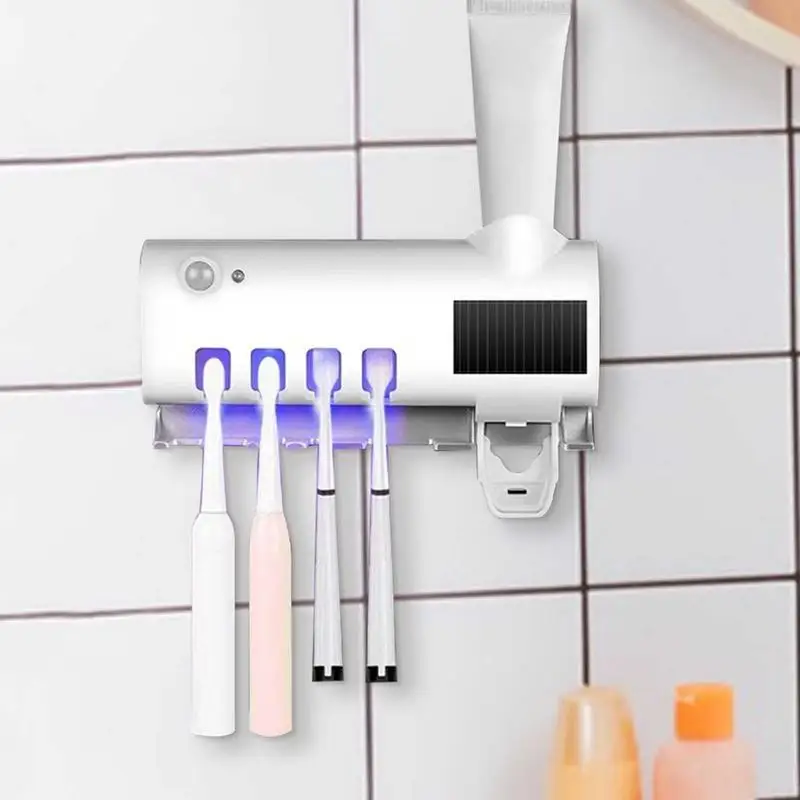 Автоматическая соковыжималка для зубной пасты 4 слота зубных щеток