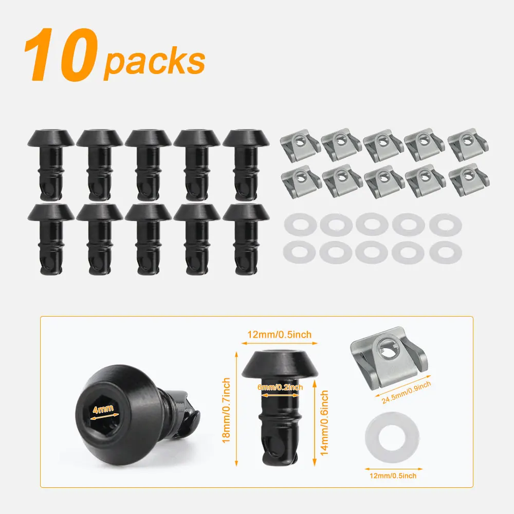 

14 мм 1/4 быстросъемный поворотный гоночный обтекатель, универсальный крепеж, подходит для Honda Yamaha Suzuki Kawasaki Ducati Aprilia, гоночные обтекатели