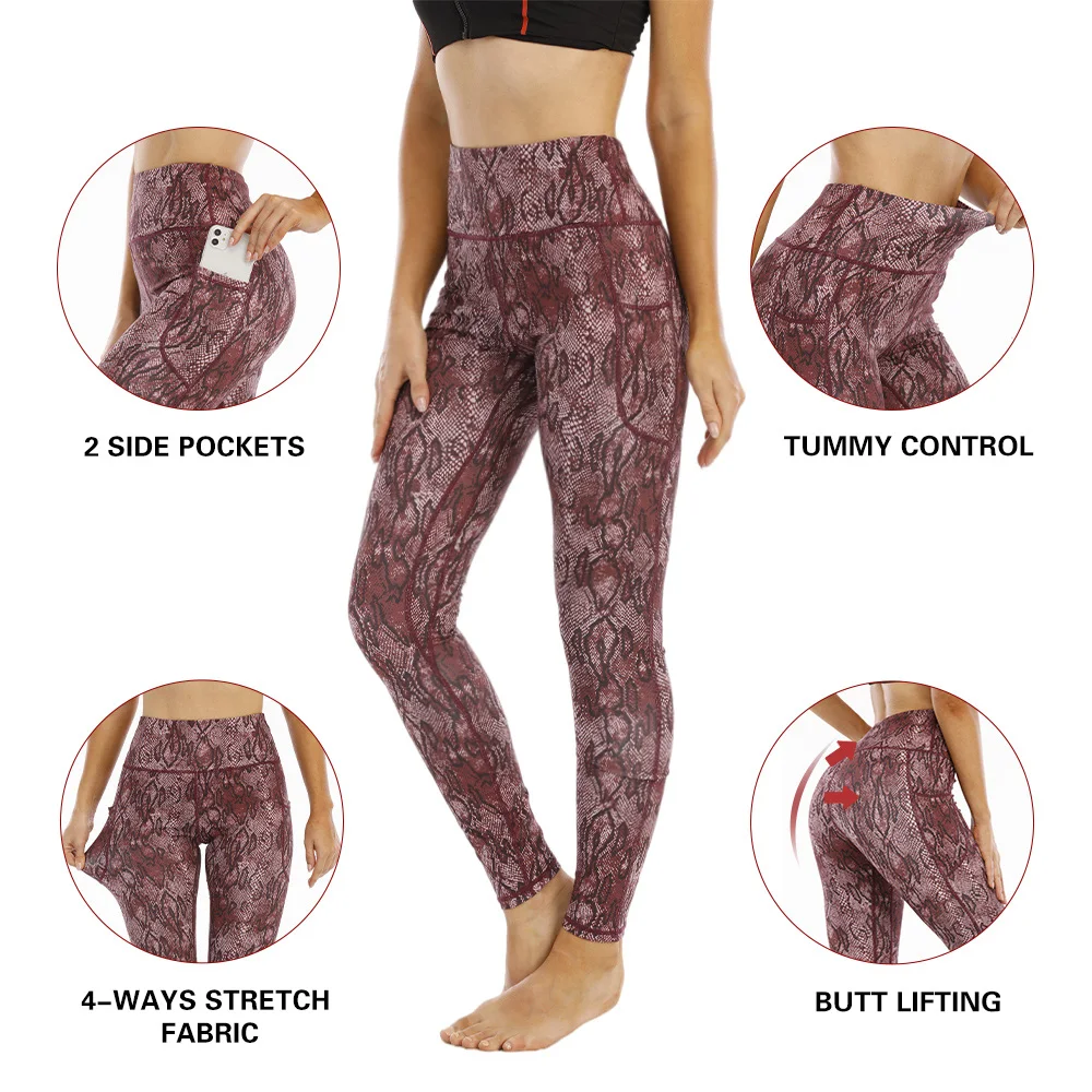 ZRSE Yoga Pants Women Printing Seamless Leggings For Fitness Pants High Waist  Athletic Sport Gym Wear Push Up Exercise Clothing