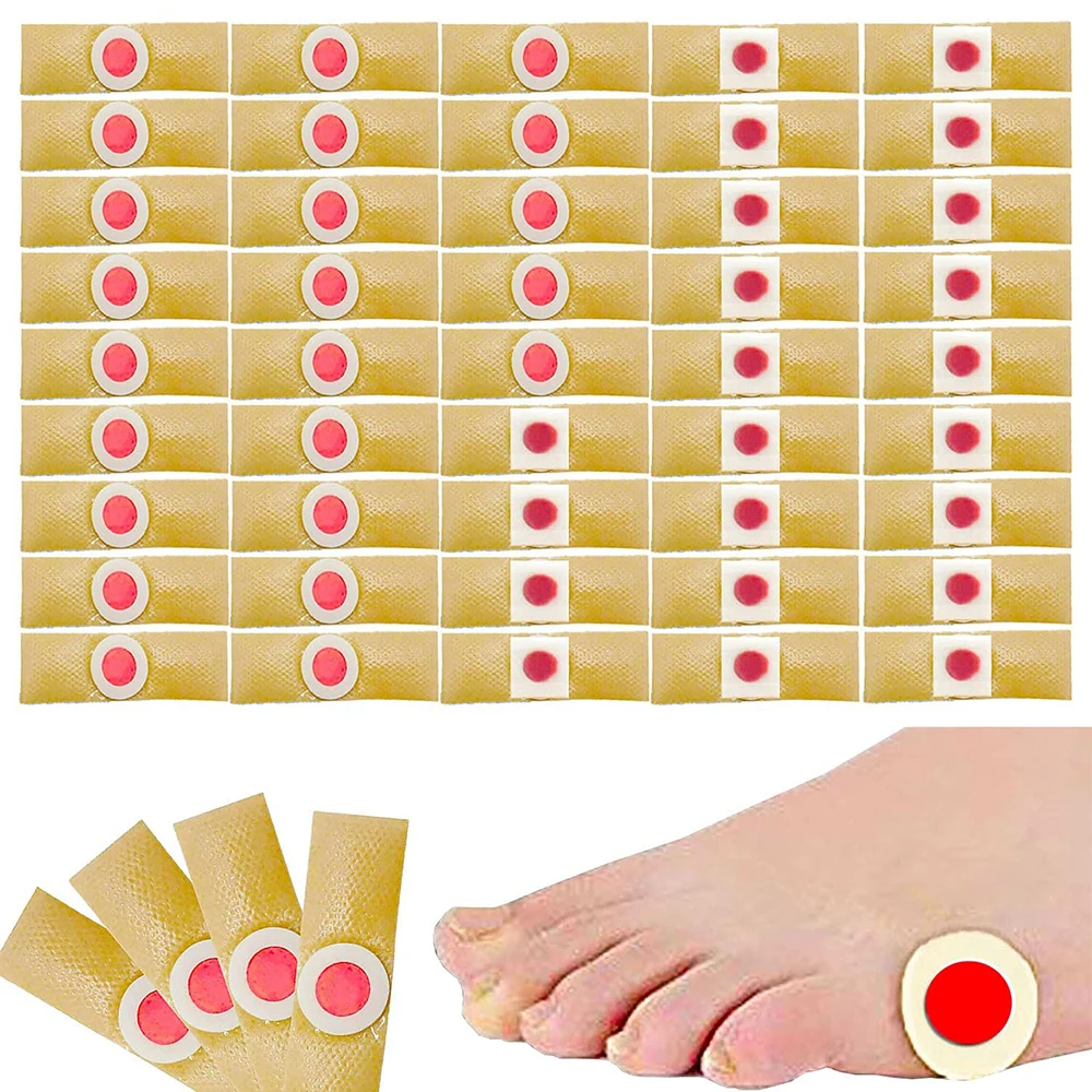 

24PCS Medical Corn Plaster Foot Corn Removal Warts Thorn Detox Adhesive Patches Feet Care Calluses Callosity Clavus Remove Tool
