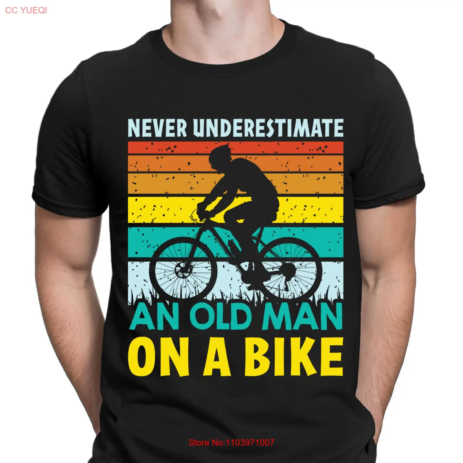 Никогда не недооценяйте стариков на велосипеде День отца велосипедные мужские