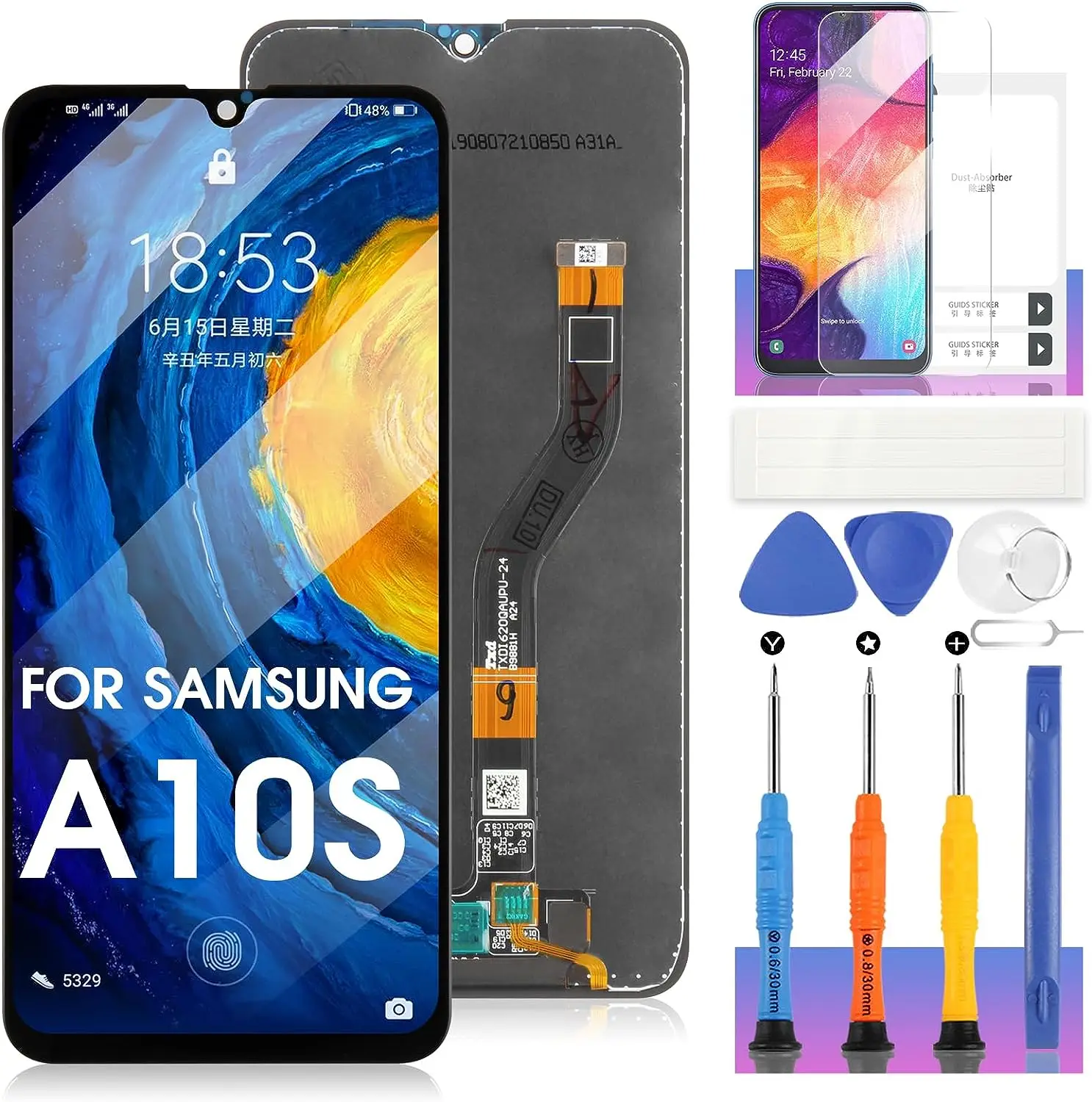 

6.2" Original LCD For Samsung galaxy A10s A107/DS A107F A107FD A107M LCD Display Touch Screen Digitizer Assembly With Frame