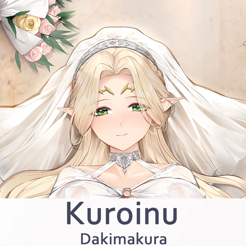 Kuroinu Kedakaki Seijo Wa Hakudaku Ni Somaru Dakimakura 2WAY Hing Body Case Аниме Игра Подушка Чехлы