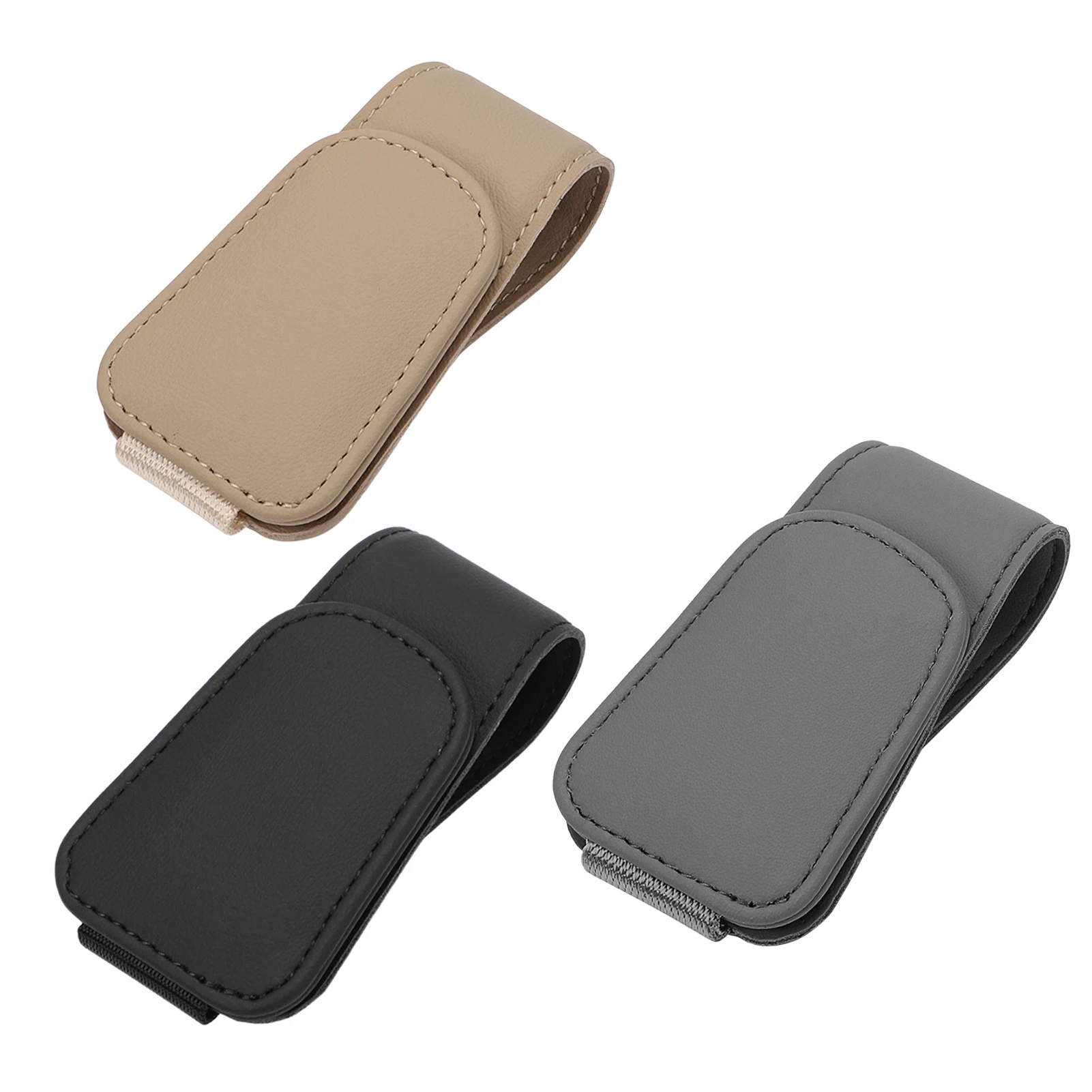 

Держатель для солнцезащитных очков Автомобильный держатель для солнцезащитных очков держатель для очков зажим-вешалка для очков креплени...