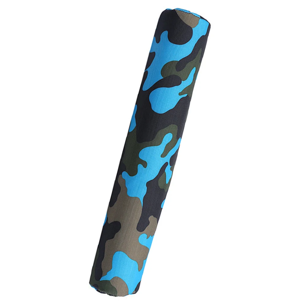 Thicken Lengthen Barbell Squat Pad Useful Neck Shoulder Protective Bar for Weight Lifting Fitness Workout (Camouflage Yellow