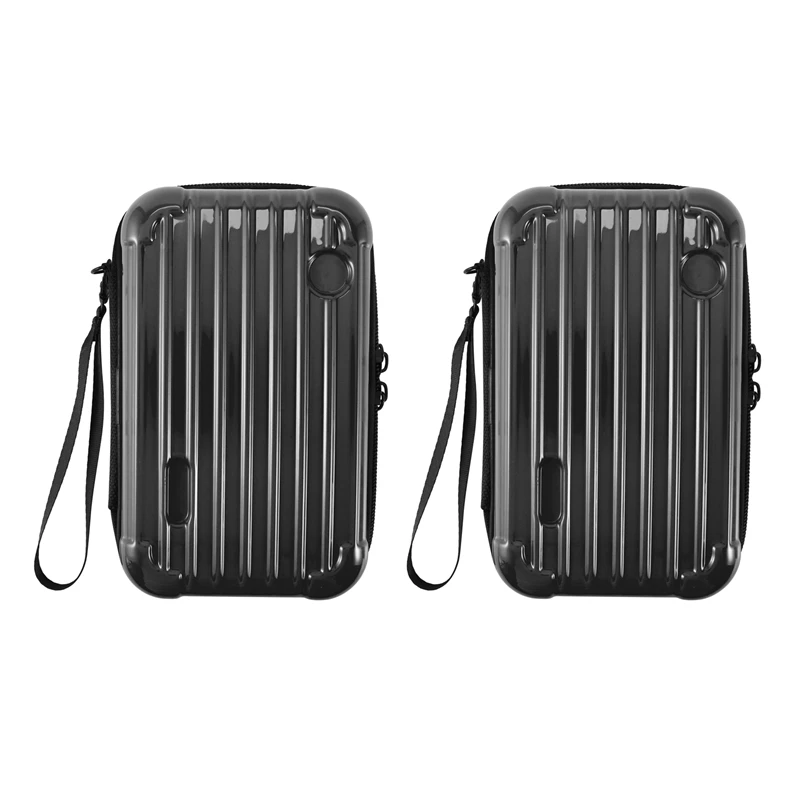 

2X For Brompton Bike Bag Folding Bicycle Accessories Front Bag Mini Storage Box With Connector Black