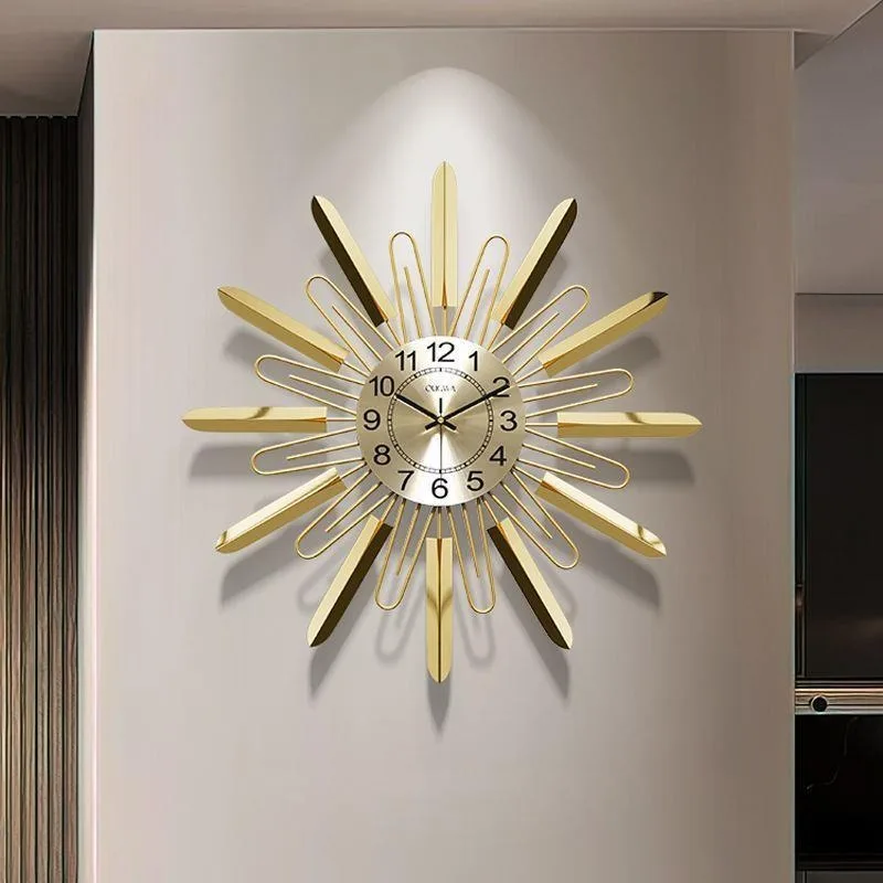 

Modern, minimalist, stylish, atmospheric clock, wall hanging clock, creative, living room clock, and quiet watch decoration