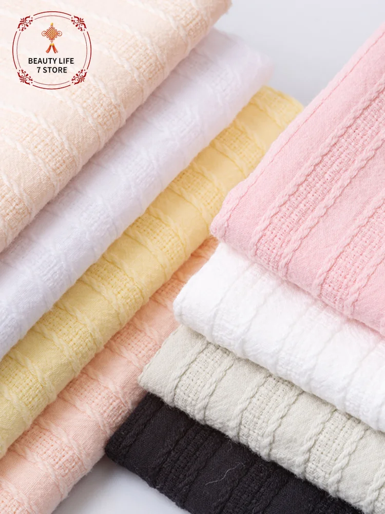 Прямая жаккардовая 100% хлопковая ткань весна-лето юбка-рубашка платье однотонная