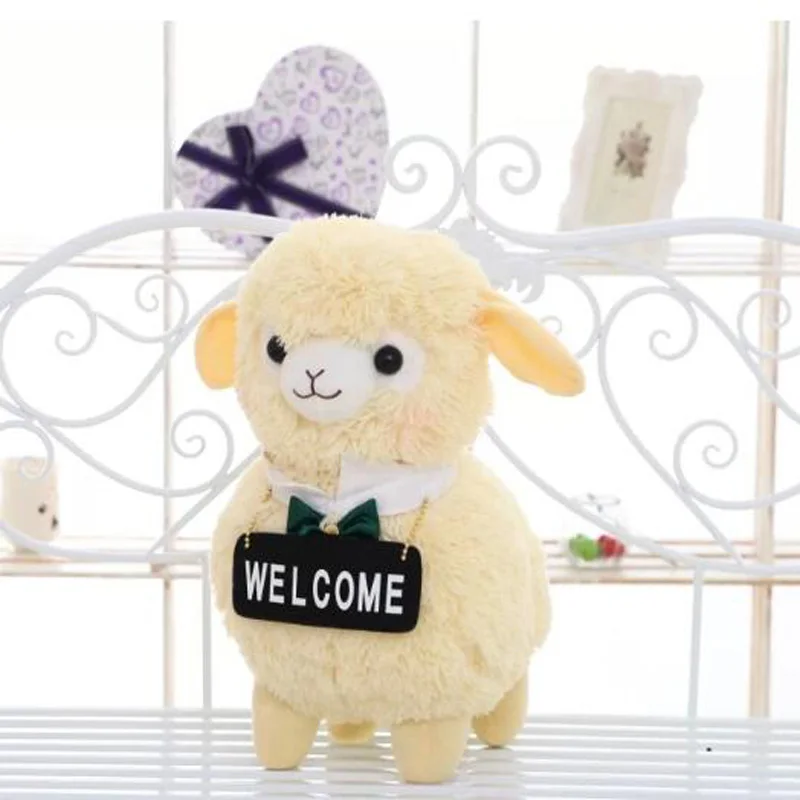 45 см овечья пара кафе горничная альпака трава искусственная глина талисманы