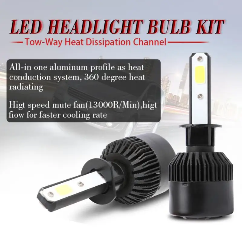 

X7 Car Led Headlight Bulb Conversion Accessories H1 Car Headlight Assembly Car Light And Signal Lamp Assembly