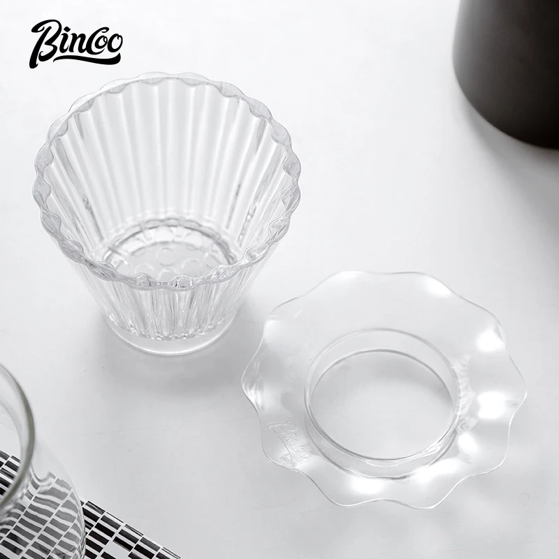 Чашка с фильтром для кофе Bincoo ручной работы плоская сетчатая корзина фильтр