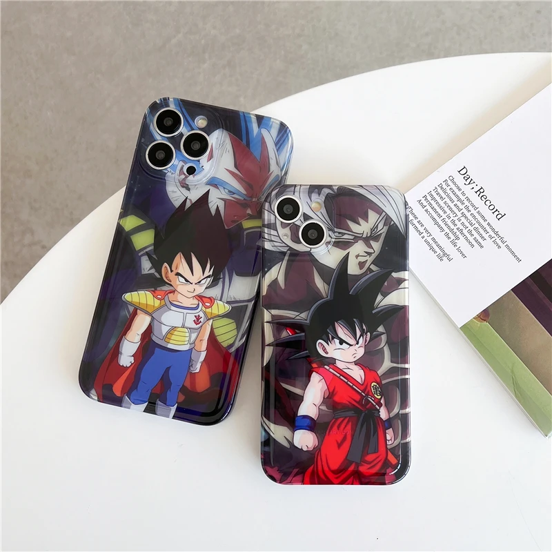 

Anime Goku Vegeta Dragon Ball Buu Cell One Piece Zoro Case for IPhone 11 12 13 14 15 Pro Max Plus Phone Cover Shell Toy Gift