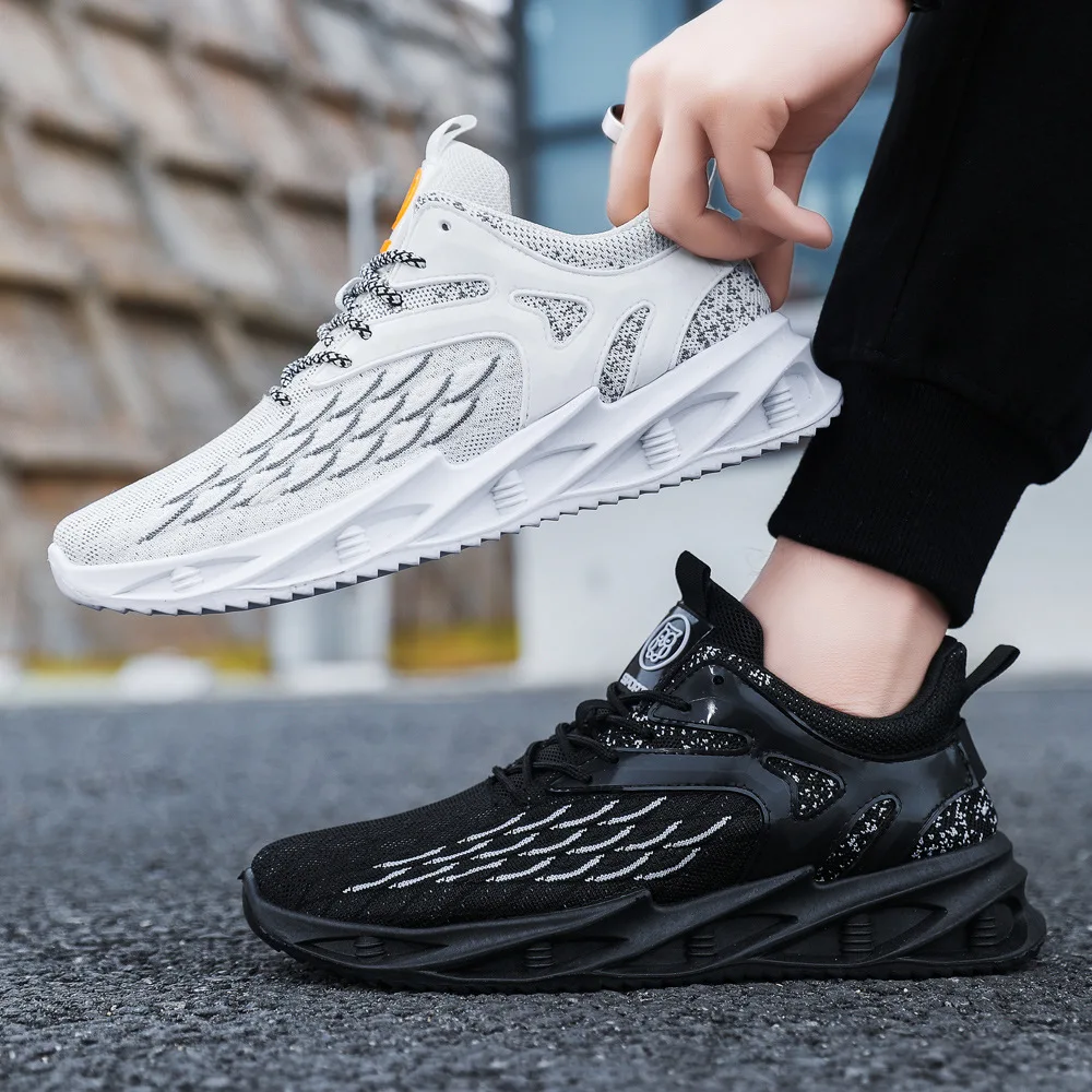 

Trend Men Vulcanize Shoes 2023 Spring Male Sneakers Breathable Mesh Running Shoes Footwear Casual Outdoor Non-Slip Sports Shoes