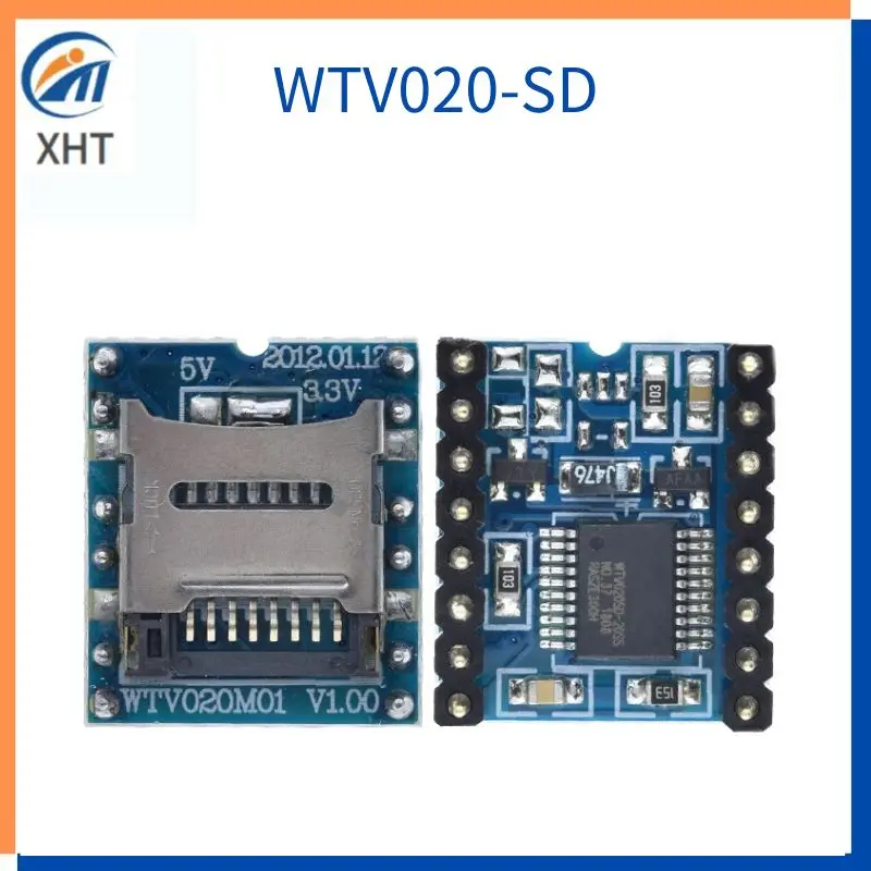 1 шт./лот WTV020 WTV020-SD WTV020SD-20SS Mini SD Card MP3 Sound Module для PIC WTV020-SD-16P