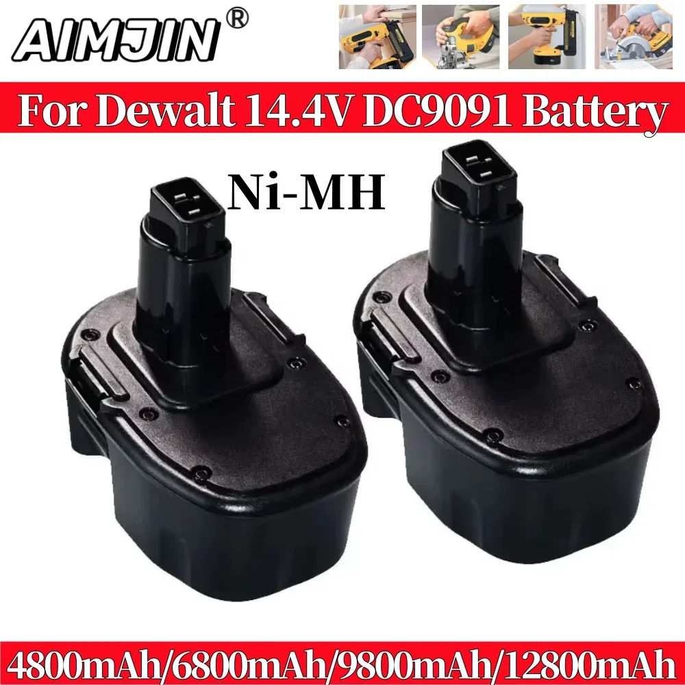 Сменный аккумулятор 12800 мАч 9800 6800 4800 для Dewalt 14 4 В XRP DC9094 DW9091 DE9092 аккумуляторные