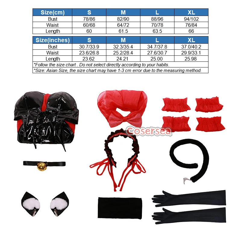 Cosersea Косплей костюм Куруми Токисаки