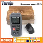 Цифровой измеритель влажности древесины, двухконтактный прибор для измерения влажности древесины с ЖК дисплеем 0-99.9%, гигрометр, измерительный прибор