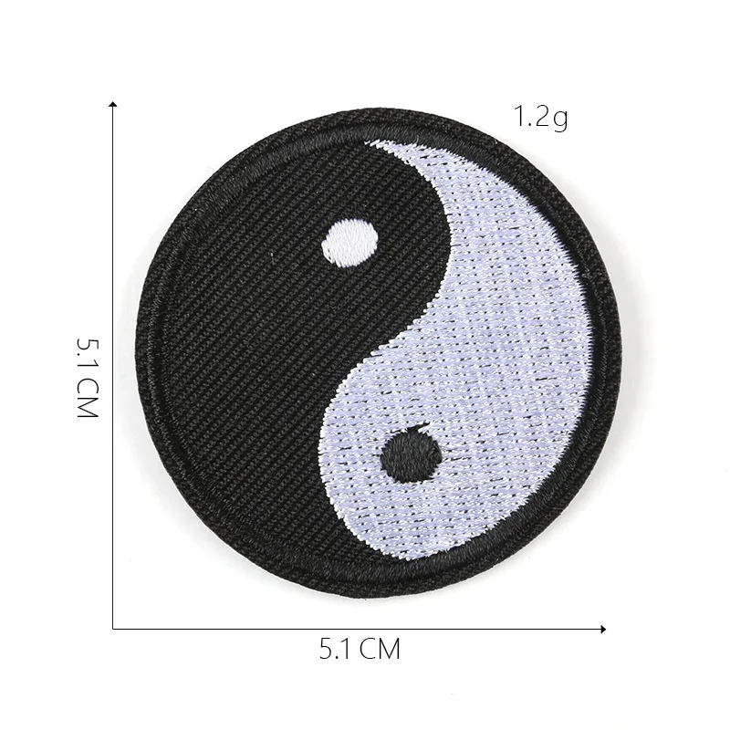 Нашивки Tai Chi с пятью элементами Аппликации для одежды вышитые нашивки наклейки